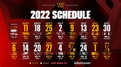 washington commanders record 2022|washington commanders schedule 2022 printable.